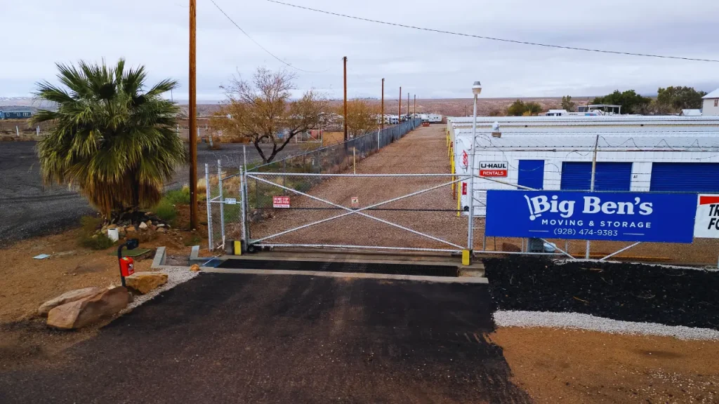 Big Ben’s Littlefield AZ storage facility with gated access and storage units near Las Vegas