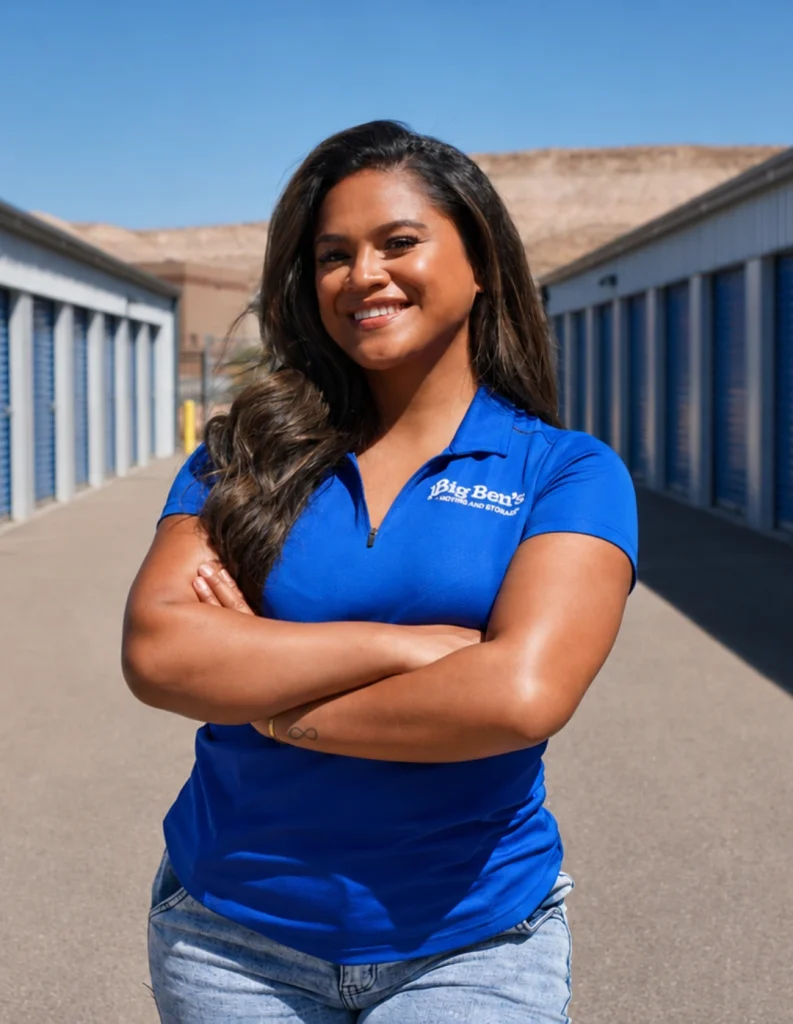 Heilala Linnell, Chief of Sales and Marketing for the Storage Division at Big Ben’s Moving & Storage
