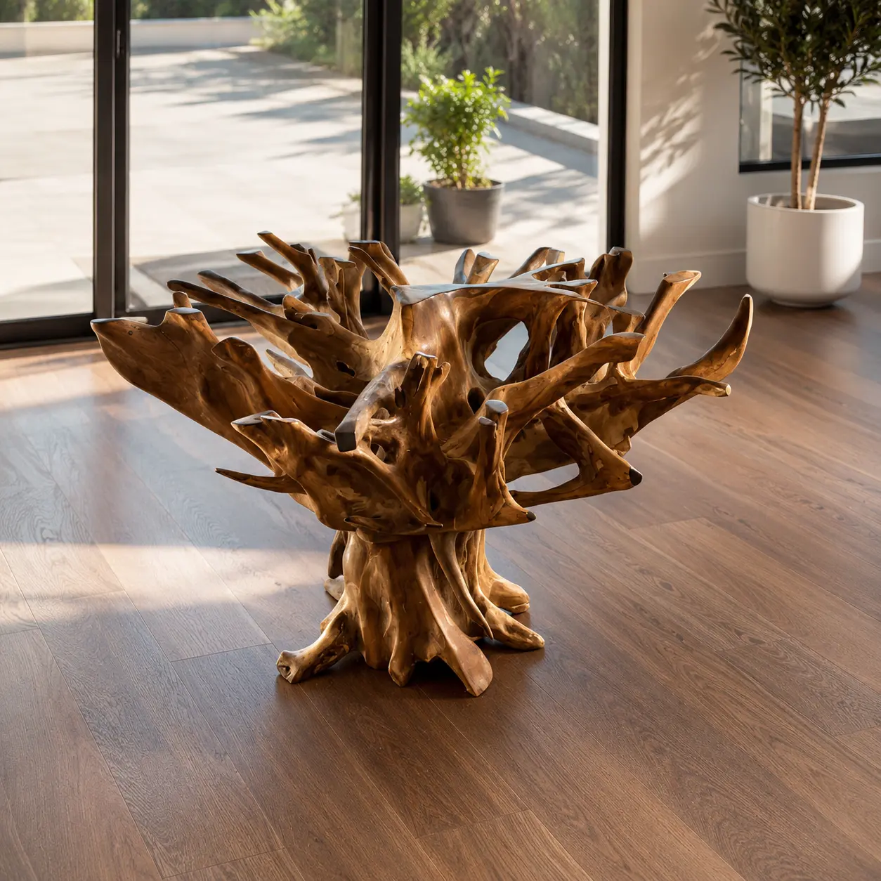 Specialty item moving for a delicate wooden table before professional protection