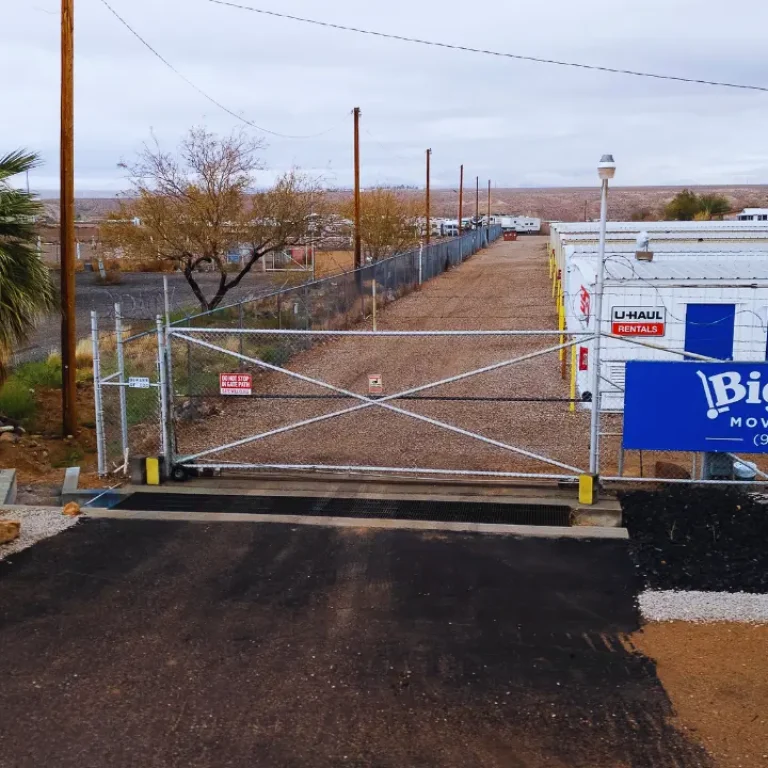 Big Ben’s Littlefield AZ storage facility with gated access and storage units near Las Vegas