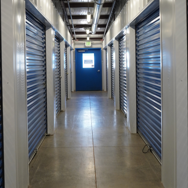 What can you store in a storage unit? Indoor units at Big Ben’s Moving & Storage Mill Circle facility.